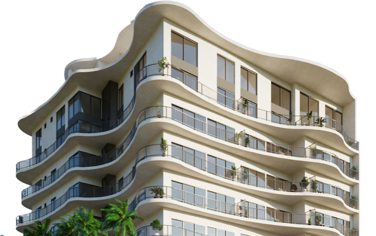 Apartment models of the Las Olas Bucerías condominium