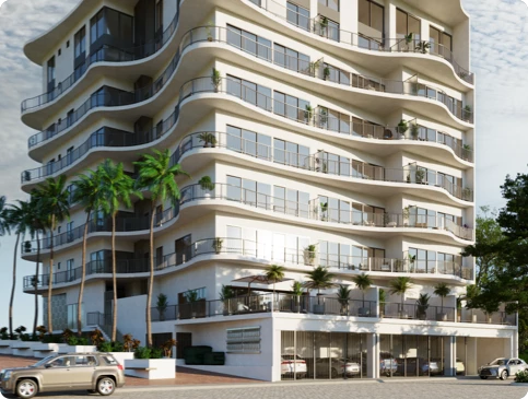 Las Olas project: 32 apartments with exclusive amenities in Bucerías